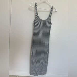 Striped Tank Midi Dress